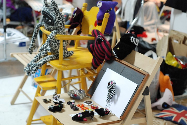 ... a resztki materiałów w milusie przytulanki