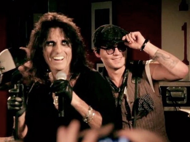Alice Cooper i Johnny Depp