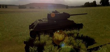 Screen z gry "WWII Battle Tanks T-34 vs Tiger"