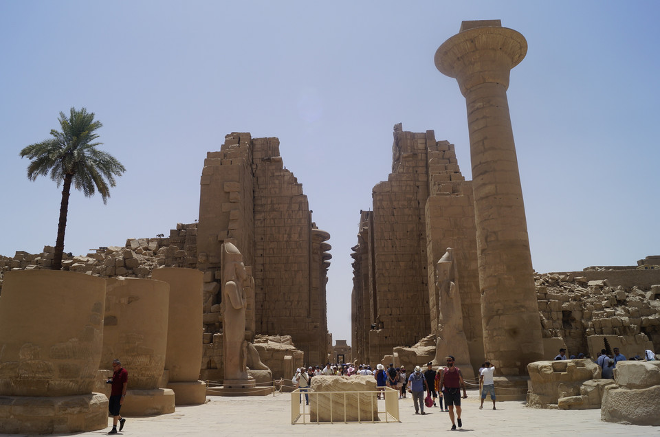 Luksor. Kompleks świątyń w Karnaku