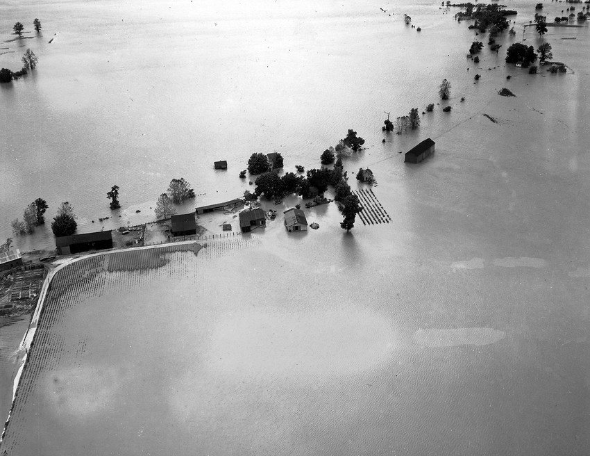 Poplavljeno je više od 70.000 metara kvadratnih teritorije, uglavnom u državama Arkanzas, Misisipi i Luizijana