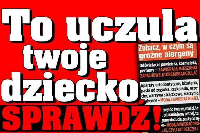 To uczula twoje dziecko. Sprawdź!