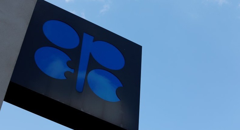 The logo of the Organization of the Petroleum Exporting Countries (OPEC) is pictured at its headquarters in Vienna, Austria, March 21, 2016. 