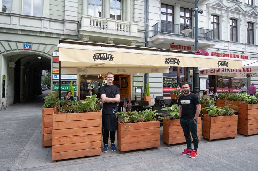 Miejsce drugie Zwycięzcy konkursu na najpięknejszy ogródek ul Piotrkowskiej Żebra