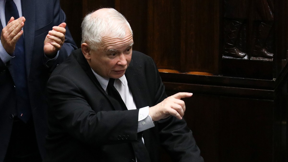 Jarosław Kaczyński w Sejmie 14 września 2022 r.