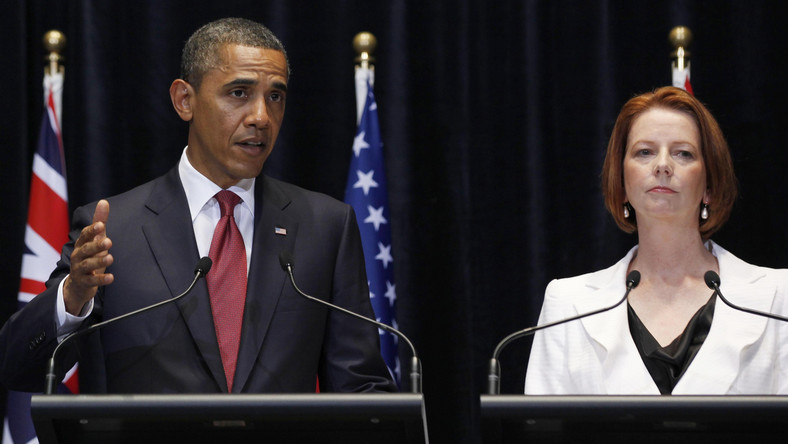 Prezydent USA Barack Obama i premier Australii Julia Gillard ujawnili plany dotyczące wzmocnienia militarnej obecności USA w regionie Azji - Pacyfiku. Tysiące amerykańskich marines zasilą bazę w australijskim porcie Darwin - podaje Reuters. Decyzja ta może zostać odebrana przez Pekin jako kolejny dowód, że Waszyngton ma zamiar otoczyć Chiny bazami wojskowymi - komentuje Reuters.