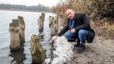 Jezioro Gopło odsłoniło konstrukcje sprzed tysiąca lat