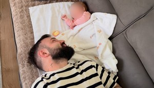 Filip Mitrović sa nećakom