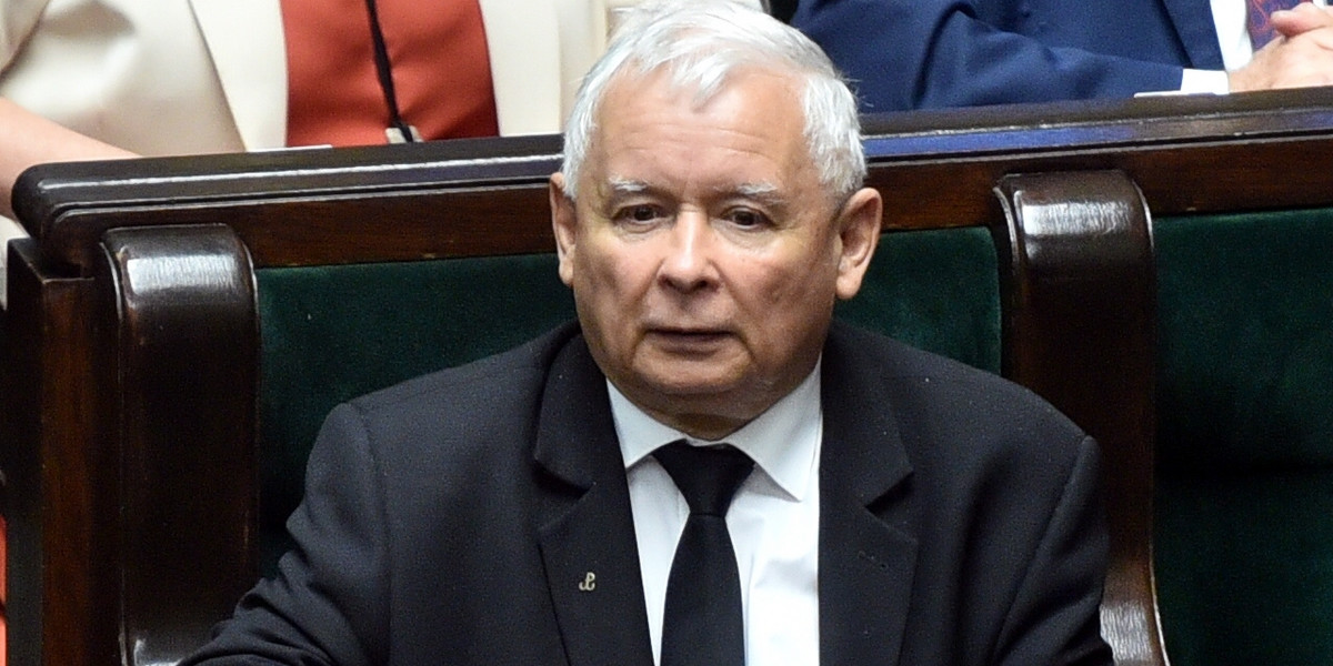 Prezes PiS Jarosław Kaczyński.