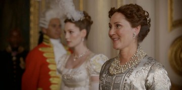 Ruth Gemmell játssza A Bridgerton családban Lady Violet Bridgertont, a nyolcgyermekes matriárkát