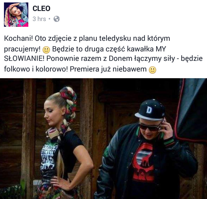 Cleo na Facebooku