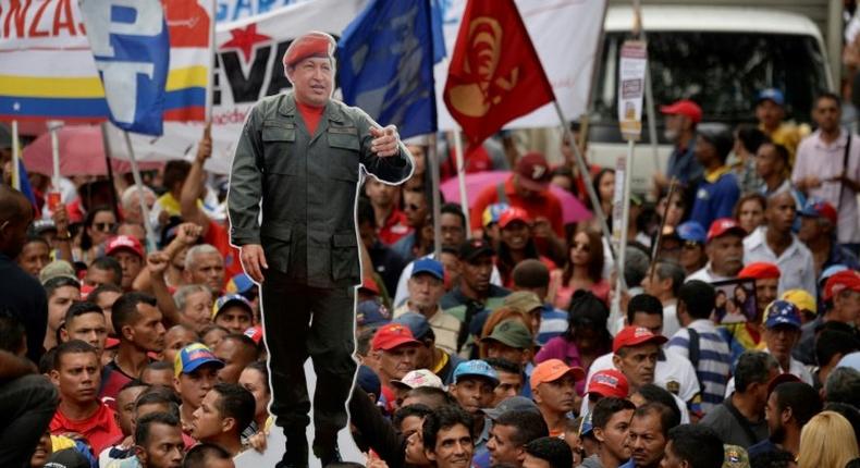 Supporters of Venezuelan president Nicolas Maduro rally amid rising tension over the installation of a powerful Constituent Assembly