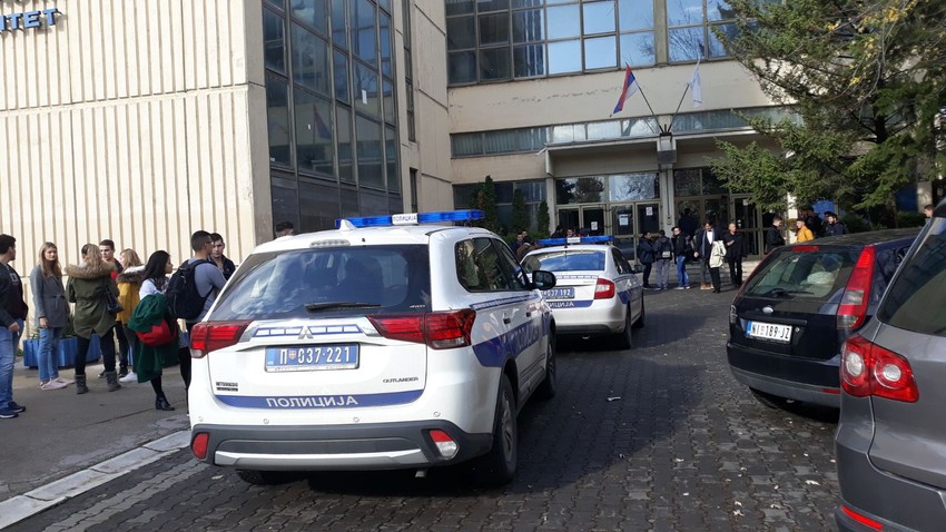 Tuča na fakultetu u Nišu