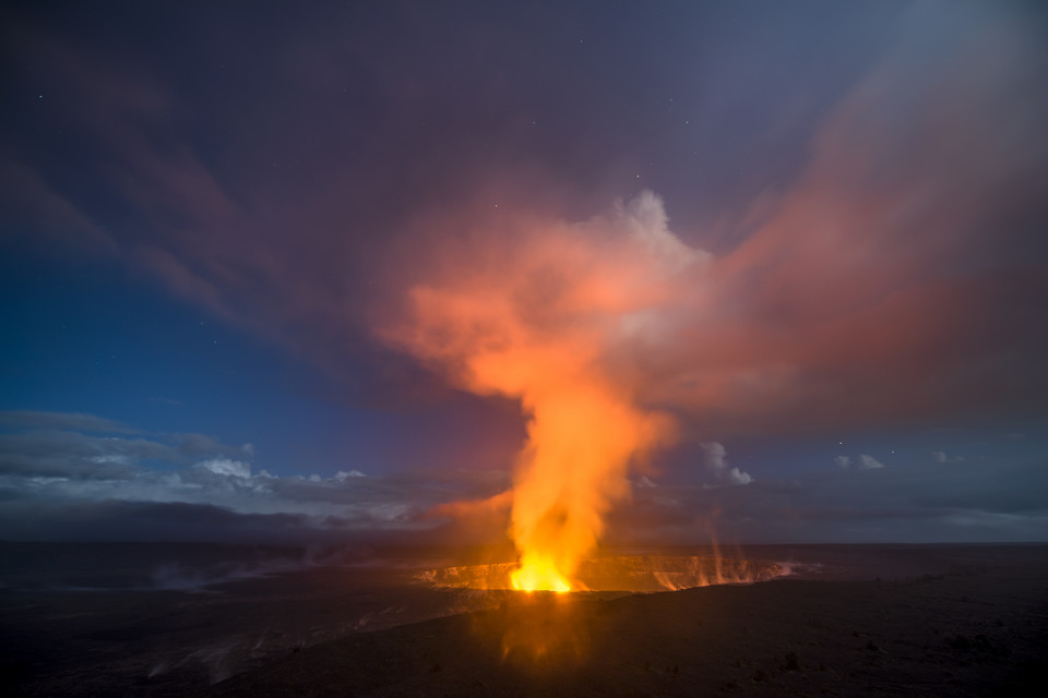 Wulkan Kilauea na Hawajach