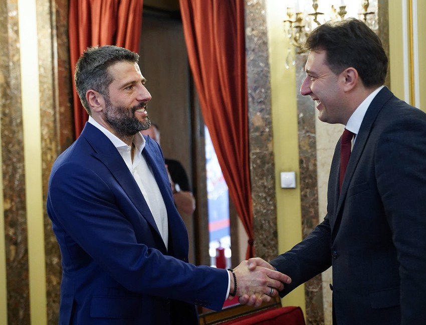 Aleksandar Šapić i  Strahinja Bašević