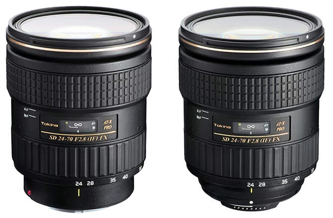 Tokina AT-X 24-70 F2.8 Pro FX z mocowaniem Canona i Nikona