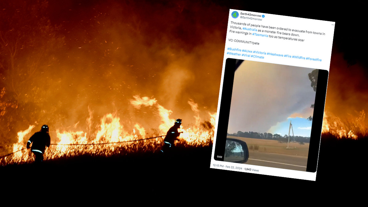 Pożary nawiedziły Australię. Ewakuowano ponad 2 tys. osób