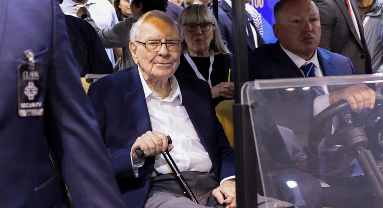 Berkshire Hathaway Chairman Warren Buffett attends the Berkshire Hathaway Inc annual shareholders' meeting in Omaha, Nebraska.Scott Morgan/Reuters