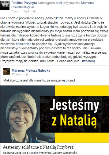 Paulina Przybysz na Facebooku