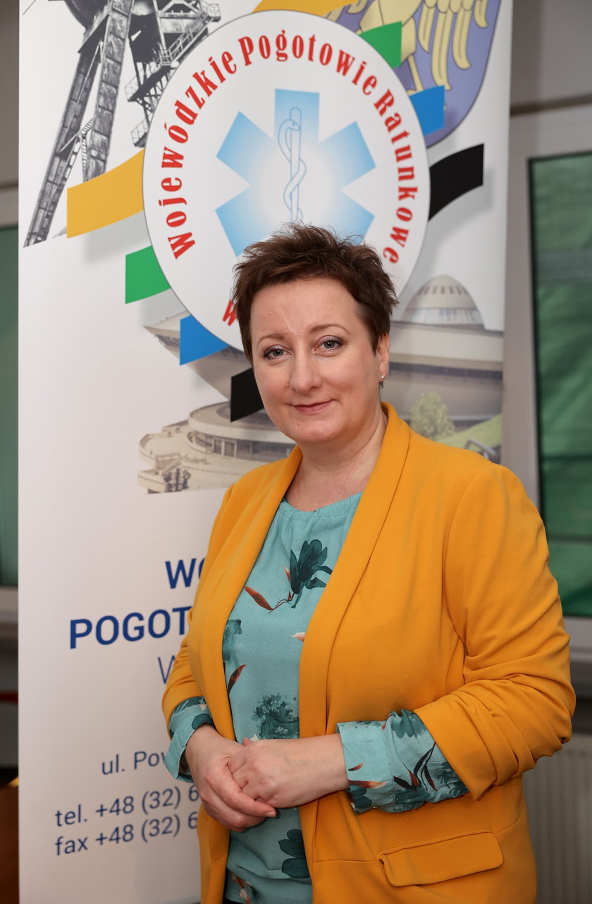 Iwona Wronka, rzecznik Wojewódzkiego Pogotowia Ratunkowego w Katowicach