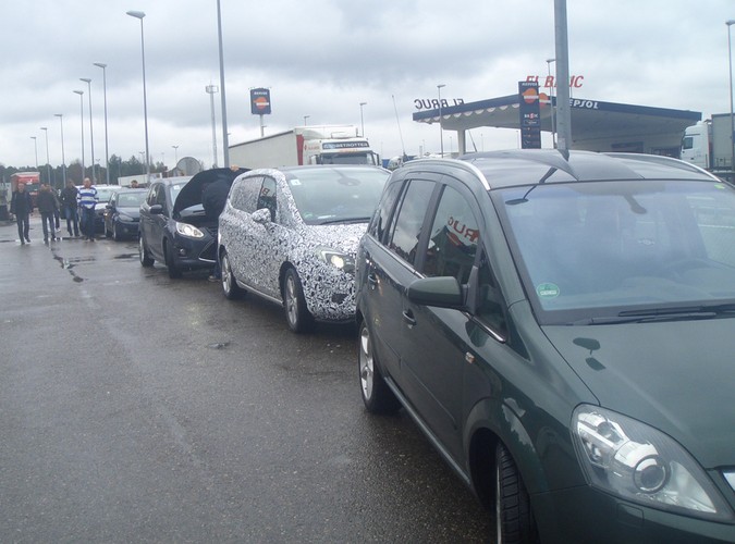 Oto wielka tajemnica Opla - zafira w czasie testów