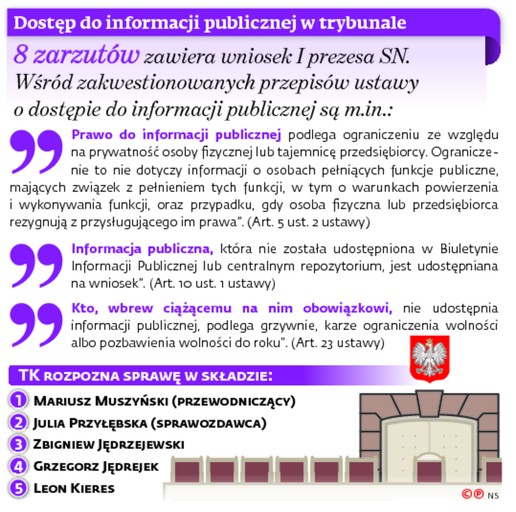 Dostęp do informacji publicznej w trybunale