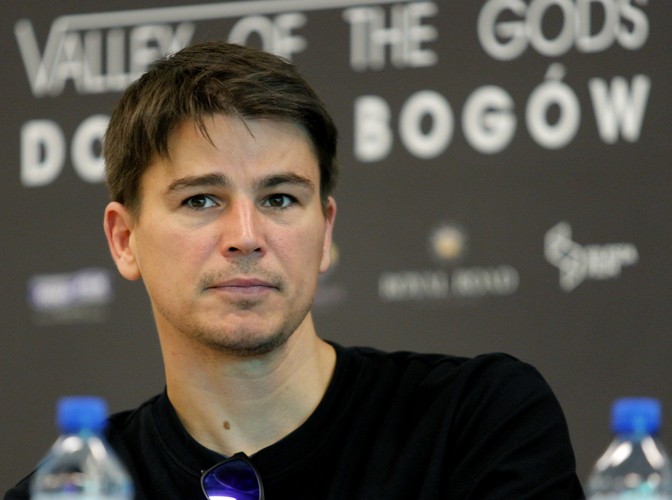 Josh Hartnett na konferencji prasowej 'Doliny Bogów'