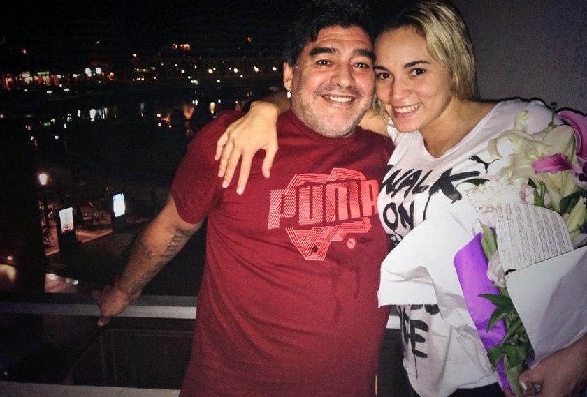 Diego Maradona zrobił sobie nowy tatuaż! "Suka" - to dla mojej partnerki!