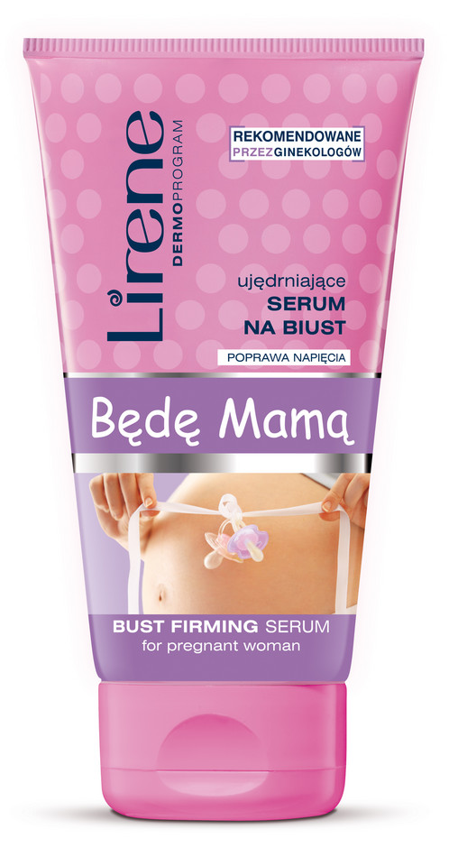 Lirene, ujedrniajace serum biust Będę Mamą