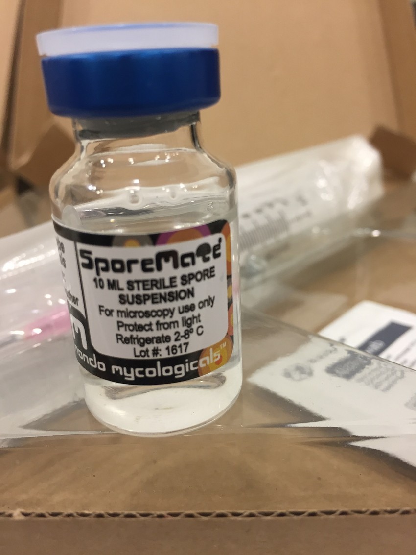 Bočica sa suspenzijom sa sporama