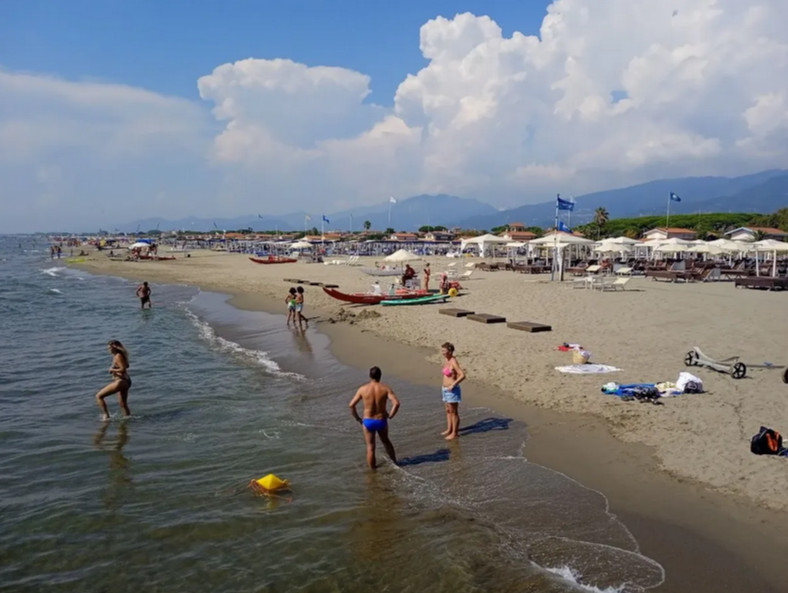 Prywatne plaże w centrum Forte dei Marmi