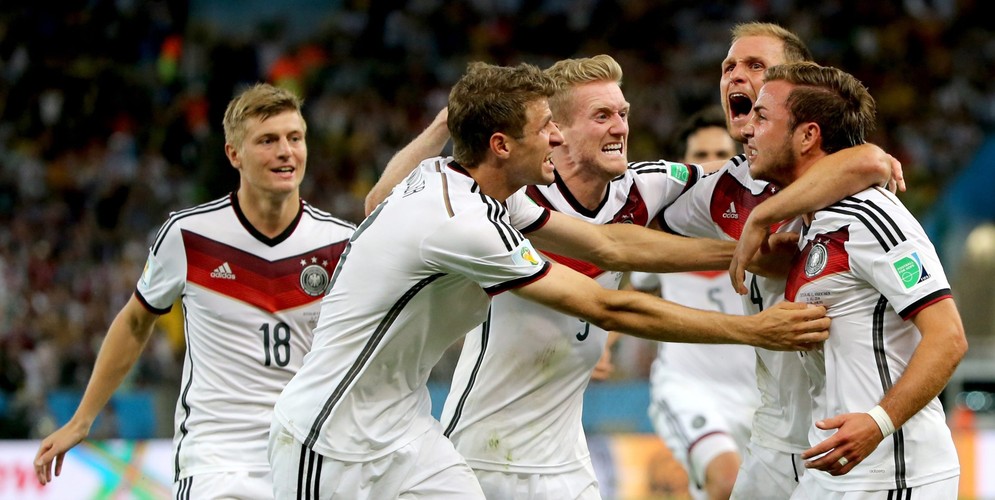 Radość niemieckich piłkarzy