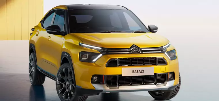 Citroën pokazał nowego SUV-a coupe. Nazywa się Basalt