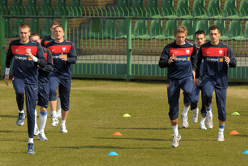 Trening reprezentacji Polski