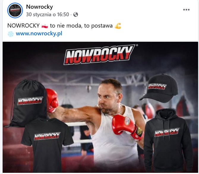Post promocyjny firmy NOWROCKY