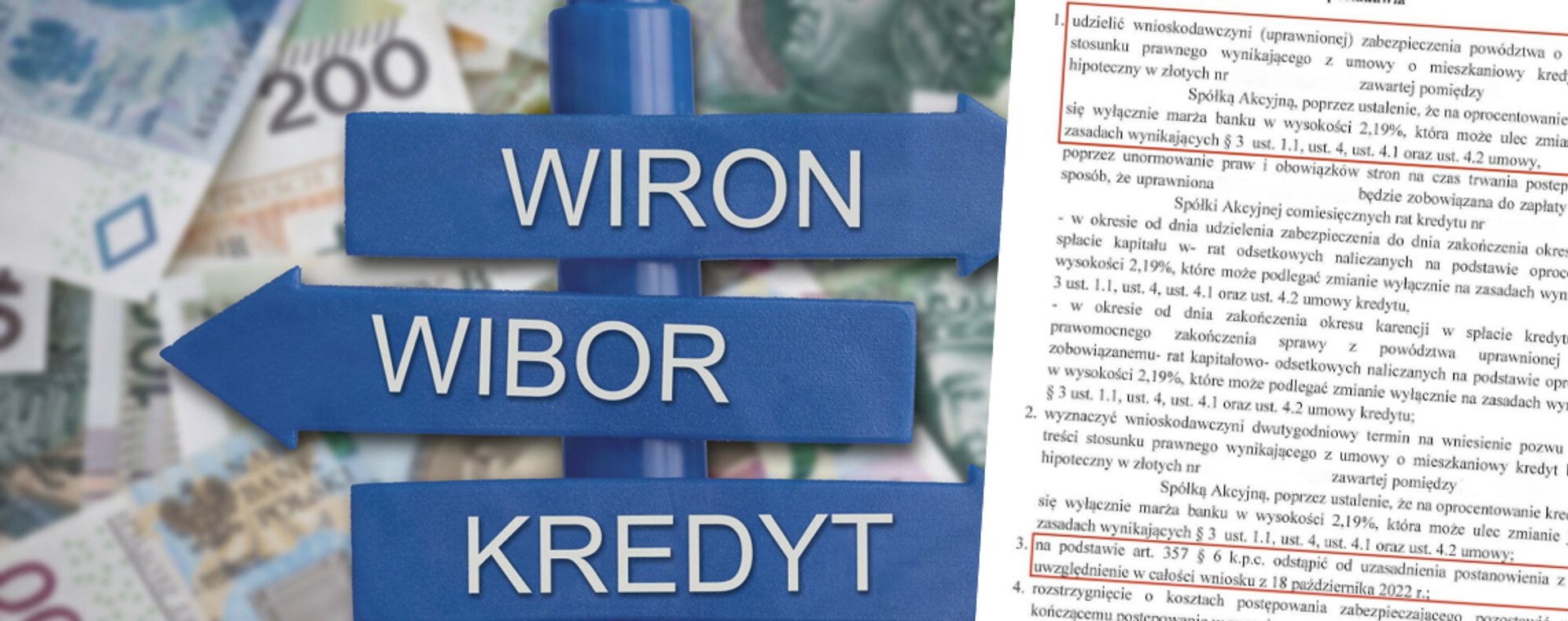 Sąd w Katowicach wydał postanowienie w sprawie kredytu mieszkaniowego. Podobny wyrok w sprawie WIBOR miały poważne konsekwencje dla banków.