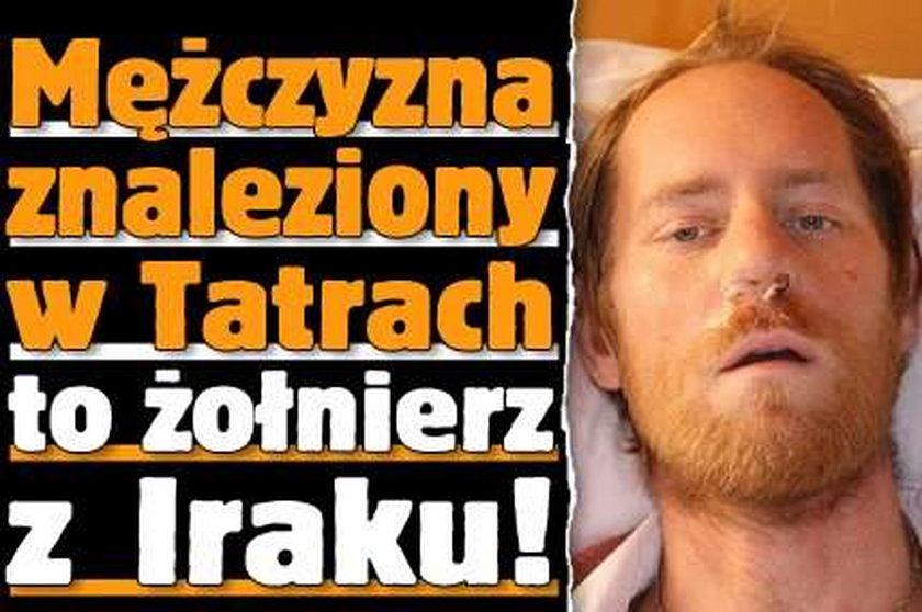 Mężczyzna znaleziony w Tatrach to żołnierz z Iraku!