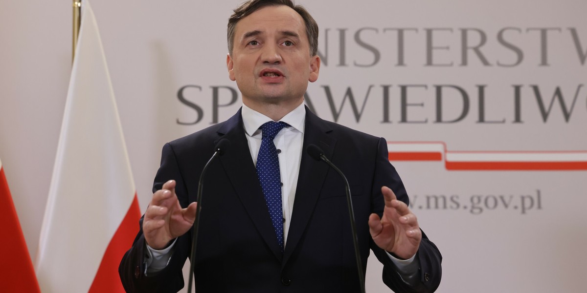 Minister sprawiedliwości Zbigniew Ziobro. 