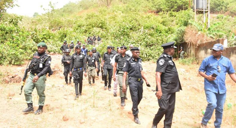 Men of the Nigerian police