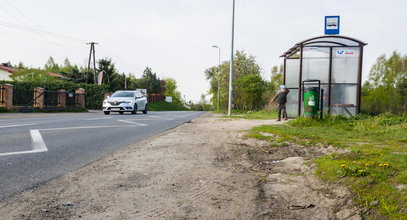 Zdemolował przystanek autobusowy. Policji powiedział, że bez powodu