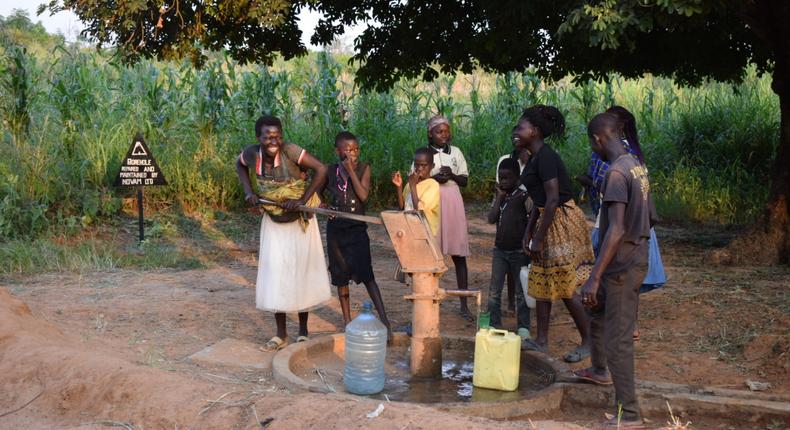 One of the boreholes