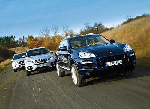 BMW X6 kontra Mercedes ML i Porsche Cayenne - Suv-y czy gti?