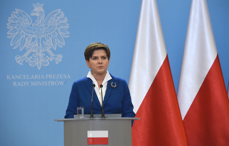 Premier Beata Szydło po pierwszym formalnym posiedzeniu rządu.