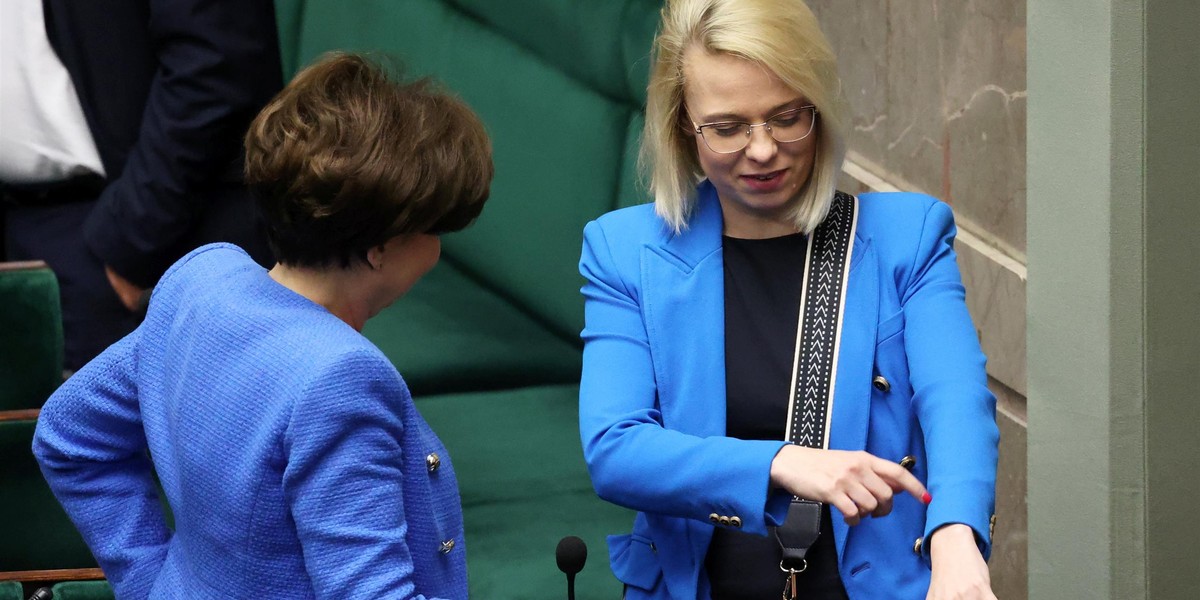 Marlena Maląg i Marta Kubiak.