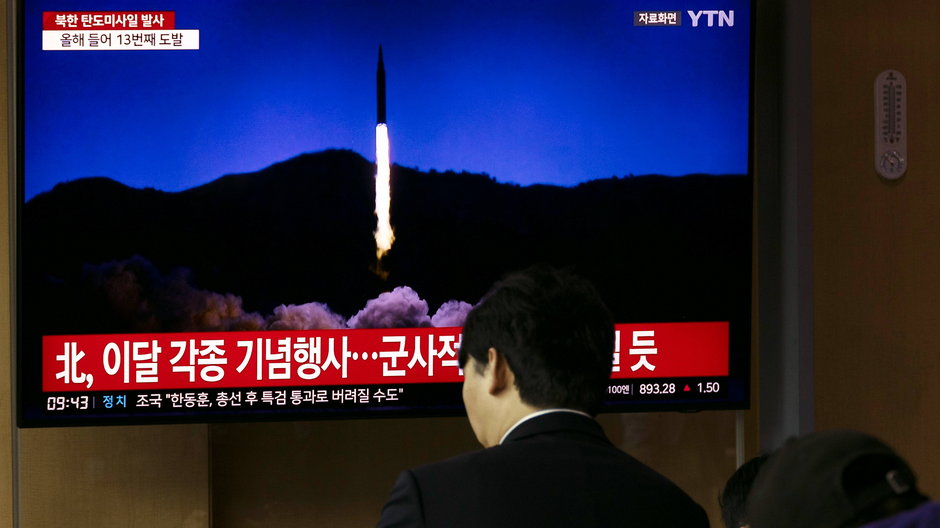 Test pocisku hipersonicznego w Korei Północnej
