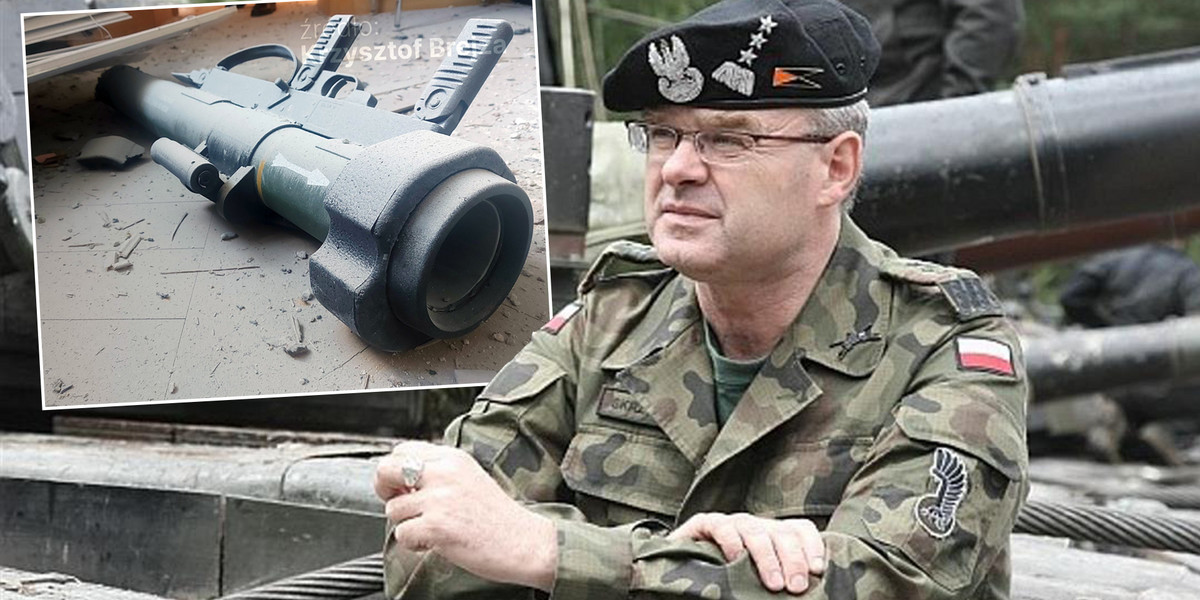 Gen. Skrzypczak komentuje sprawę granatnika na komendzie: "Ja czołgu do swojego gabinetu nie wnosiłem".