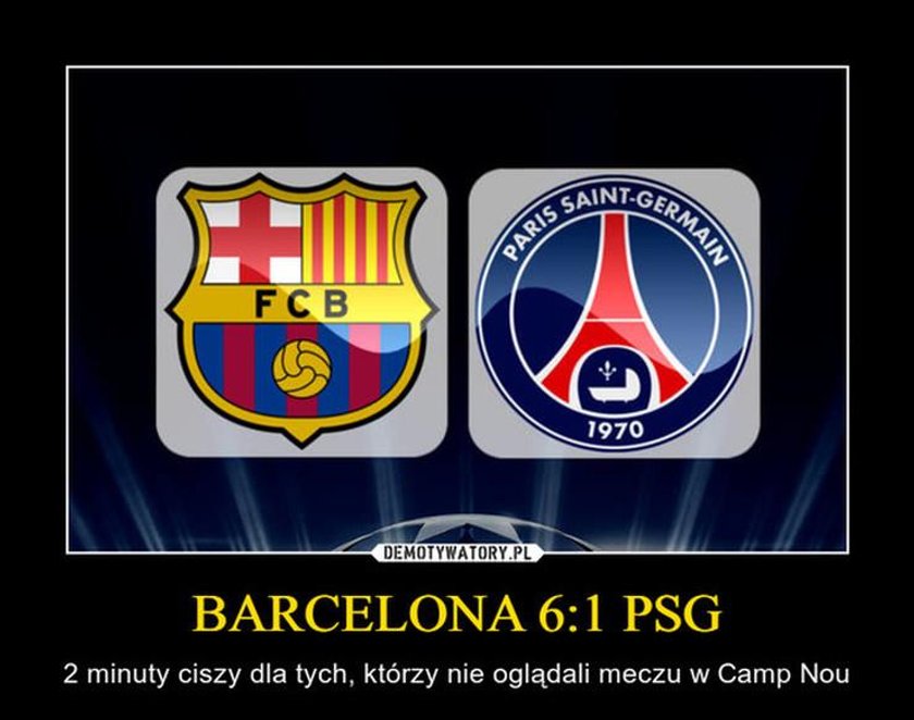 Memy po FC Barcelona – PSG w 1/8 finału Ligi Mistrzów. Cud na Camp Nou