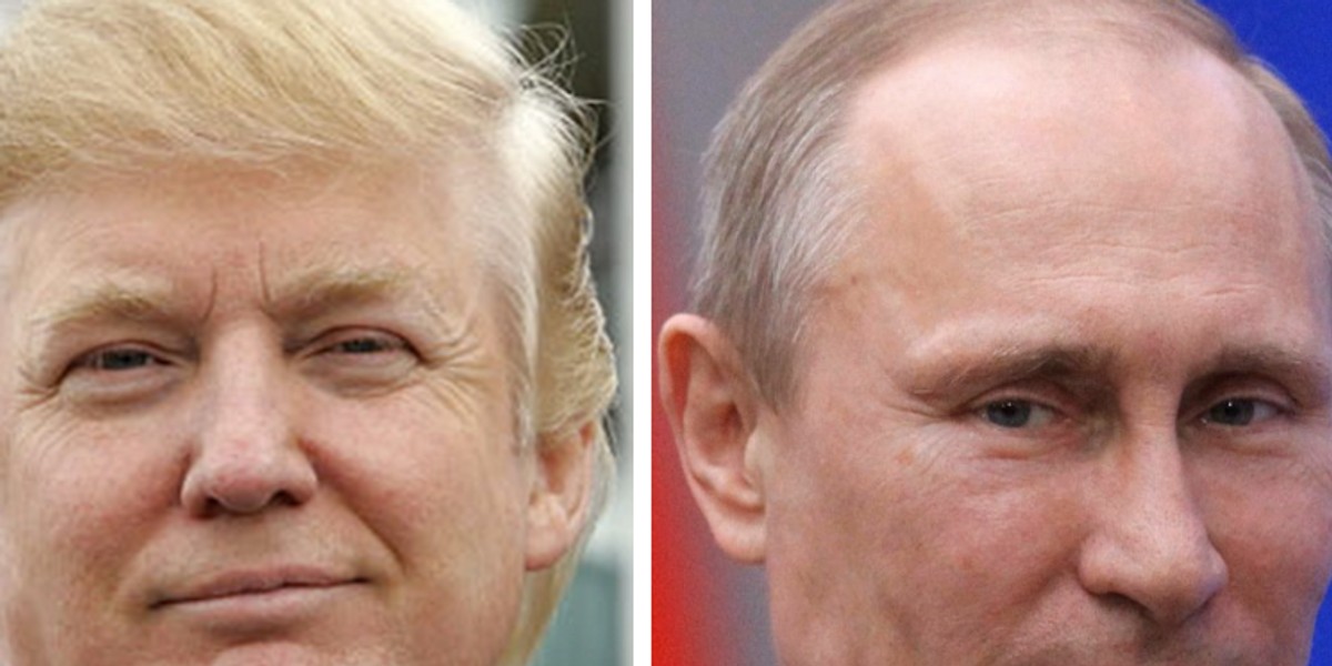 Donald Trump and Russian President Vladimir Putin