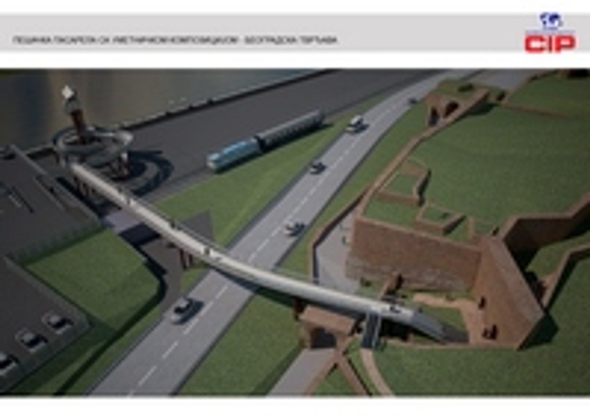 Pasarela od Kalemegdana do "Beton hale"