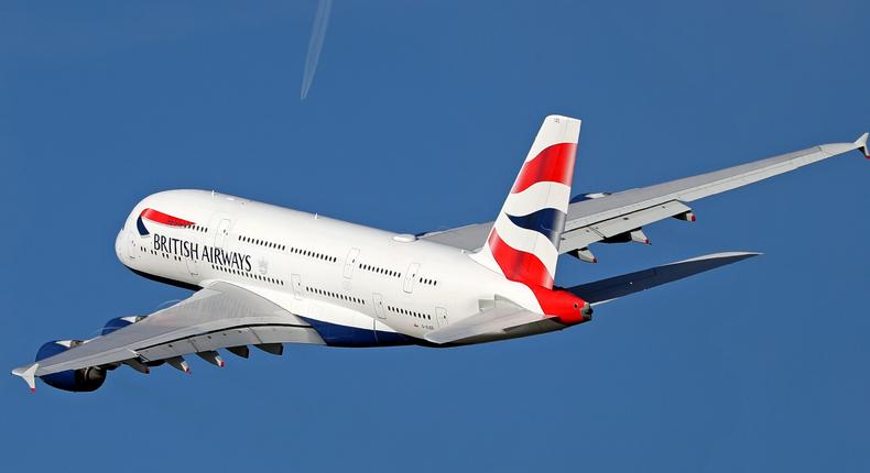 A British Airways Airbus A380.JoanValls/Urbanandsport /NurPhoto via Getty Images